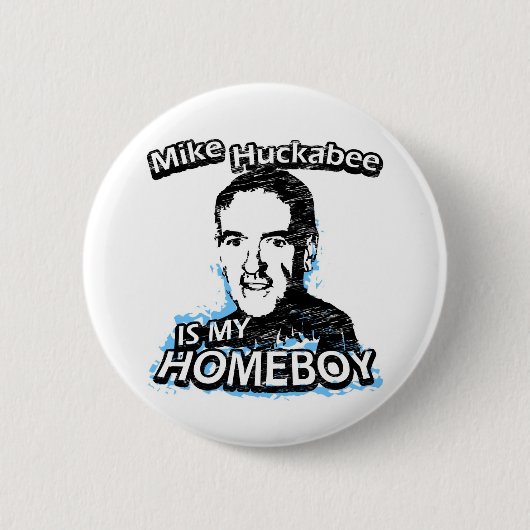 Mike Huckabee is mijn huiszoon Ronde Button 5,7 Cm (Voorkant)