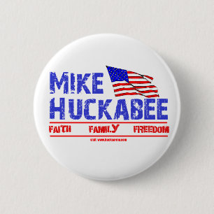 Mike Huckabee Ronde Button 5,7 Cm