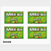 Mike & Ike snoepsticker Rechthoekige Sticker (Vel)