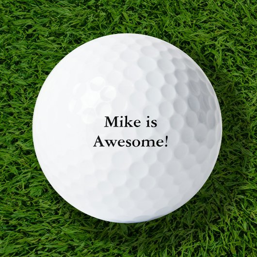 Mike is Geweldige golfballen