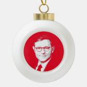 Mike Johnson Keramische Bal Ornament (Voorkant)