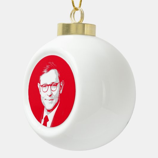 Mike Johnson Keramische Bal Ornament (Rechts)