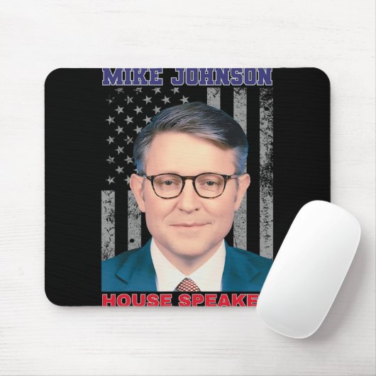 Mike Johnson New House Speaker American Usa Flag P Muismat (Met muis)