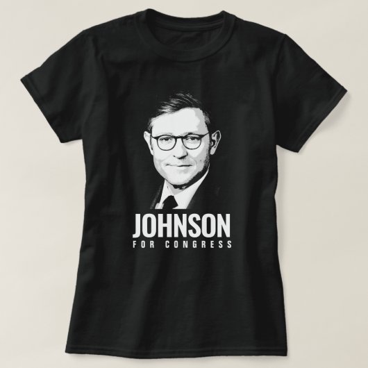 Mike Johnson voor het Congres T-shirt (Design voorkant)