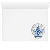 Mike & Karen Pence - Trumps dansen op achtergrond (Binenzijde Horizontaal (Onderkant))