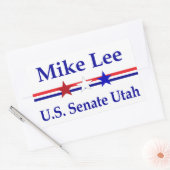 Mike Lee US Senate Utah 2022 Rechthoekige Sticker (Envelop)