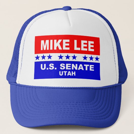 Mike Lee US Senate Utah 2022 Trucker Pet (Voorkant)