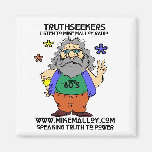 MIKE MALLOY RADIO SHOW MAGNETEN (Voorkant)