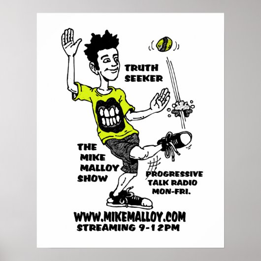 MIKE MALLOY SHOW POSTERS (Voorkant)