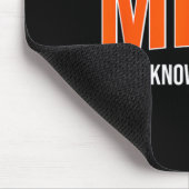 Mike Man ik weet alles - Mike Naam Cool Quotes Muismat (Hoek)