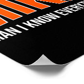 Mike Man ik weet alles - Mike naam Cool Quotes Poster (Hoek)