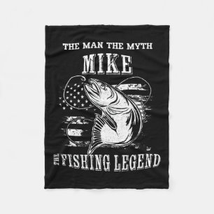 Mike Man Myth Viste Legend Persoonlijke naam Fleece Deken