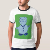 Mike Mannen Basic Ringer T-Shirt (Voorkant)