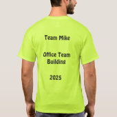 Mike Mannen heeft Pique Polo Shirt (Achterkant)