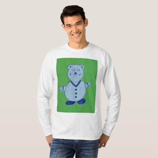 Mike Mannen Long Sleeve T-Shirt (Voorkant volledig)