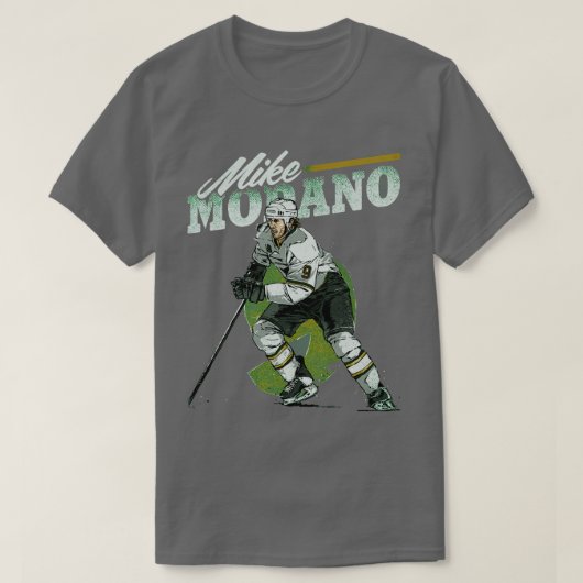 Mike Modano Dallas Retro T-shirt (Design voorkant)
