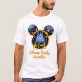 Mike Mouse Head Meest Magical World Family Vacking T-shirt (Voorkant)