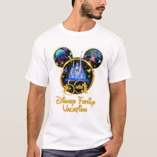 Mike Mouse Head Meest Magical World Family Vacking T-shirt