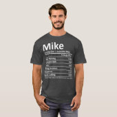 MIKE Nutrition Funny Birthday Persoonlijke benamin T-shirt (Voorkant volledig)