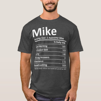 MIKE Nutrition Funny Birthday Persoonlijke benamin T-shirt