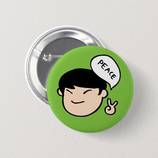 Mike Park Button (groen) (Voorkant /achterkant)