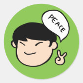 Mike Park Sticker (groen) (Voorkant)
