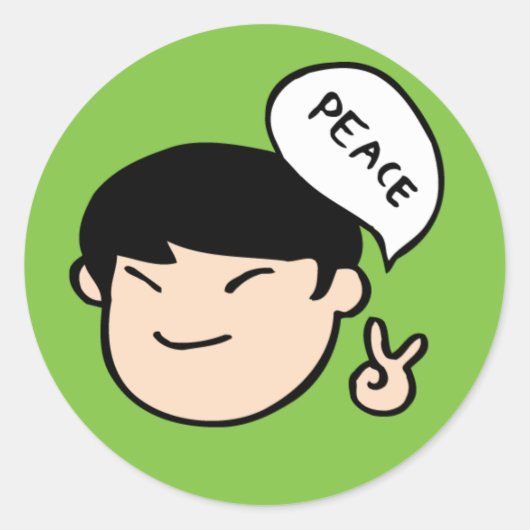 Mike Park Sticker (groen) (Voorkant)