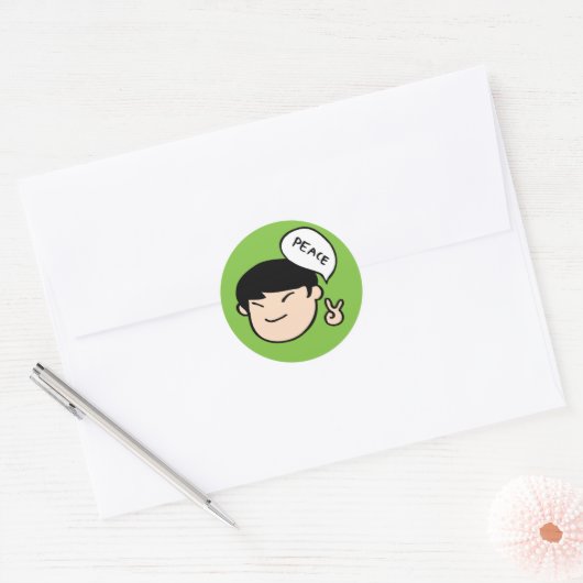 Mike Park Sticker (groen) (Envelop)