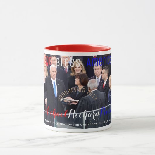 Mike Pence 48th Vice President of the USA, beëdigd Mok (Midden)