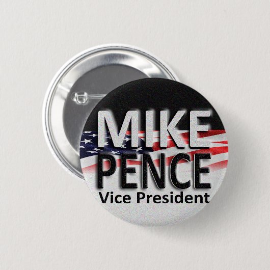 Mike Pence for Vice President Ronde Button 5,7 Cm (Voorkant /achterkant)
