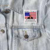 Mike Pence Indiana Governor Button (In situ)