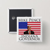 Mike Pence Indiana Governor Button (Voorkant /achterkant)