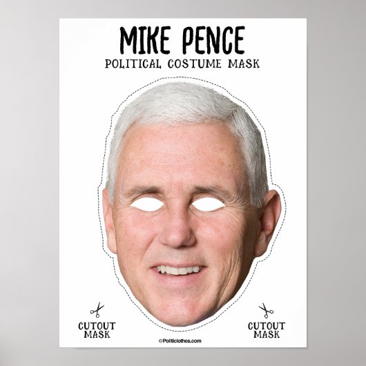 Mike Pence kostuummasker Poster (Voorkant)