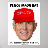 Mike Pence MAGA Pet Halloween Masker Poster (Voorkant)