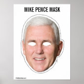 Mike Pence Mask Cutout Poster (Voorkant)