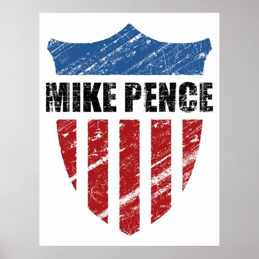 Mike Pence Shield Poster (Voorkant)