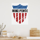 Mike Pence Shield Poster (Keuken)
