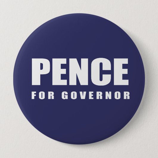 MIKE PENCE-verkiezingstandwielen Ronde Button 4,0 Cm (Voorkant)