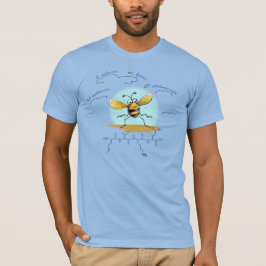 MIKE-peptide, Bij-1 met aangepaste tekst, licht T-shirt