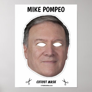 MIKE POMPEO Halloween Masker Poster