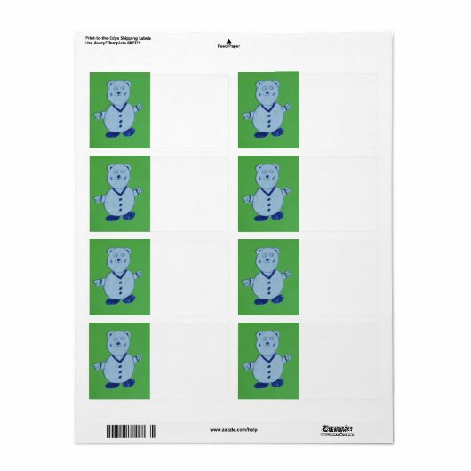 Mike Shipping Labels (Full Sheet)