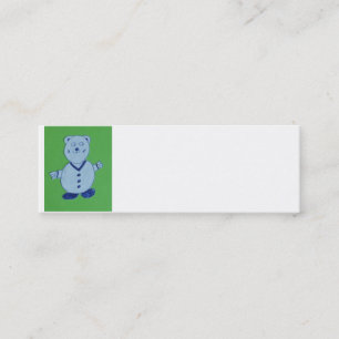 Mike Skinny-Visitekaartjes, 7,6 x 2,5 cm Mini Visitekaartje