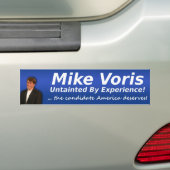 Mike Voris : Onaangetast door ervaring Bumpersticker (Op auto)