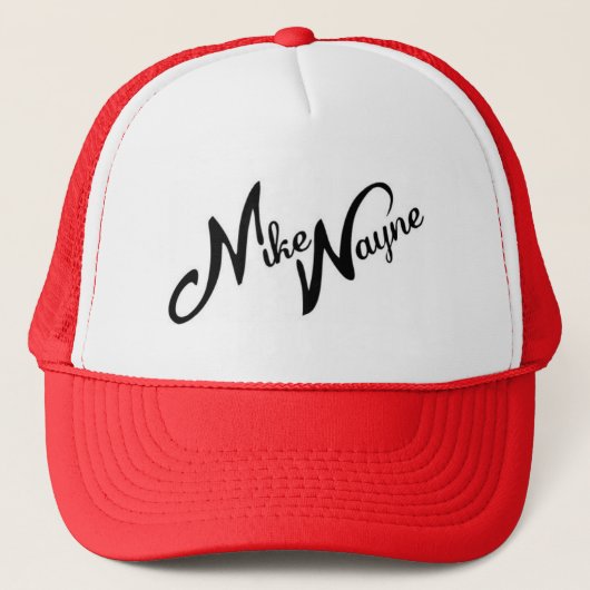 mike wayne kleding 001 trucker pet (Voorkant)
