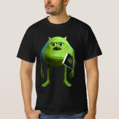 Mike Wazowski con Biblia - Económica T-shirt (Voorkant)