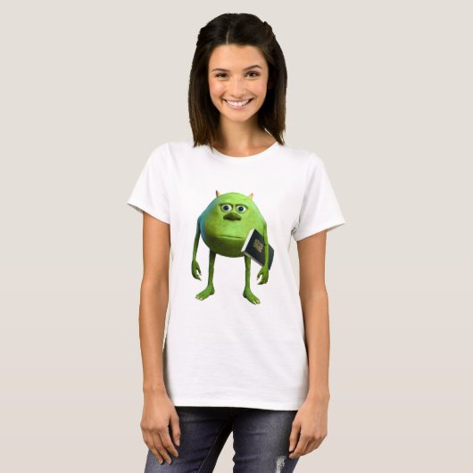 Mike Wazowski con Biblia T-shirt (Voorkant volledig)