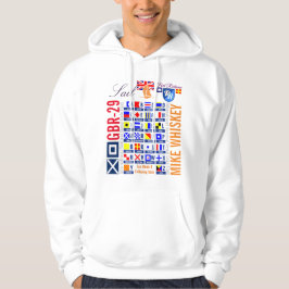 Mike Whiskey Nautical Flags Great Britain Sail Hoodie