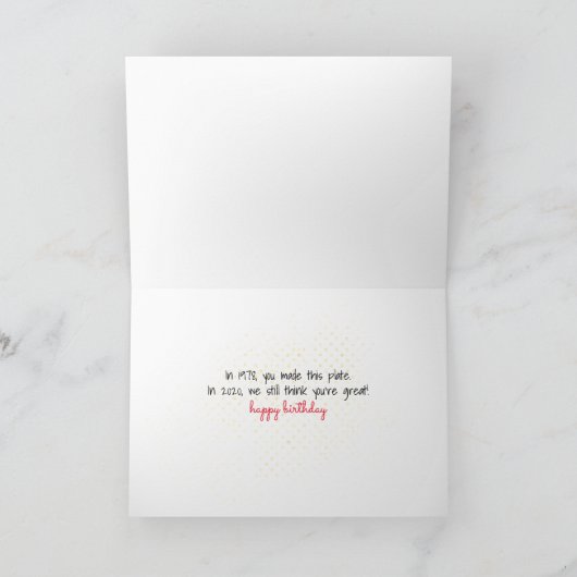 Mike's bord kaart (Binnen)