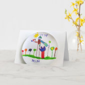 Mike's bord kaart (Gele Bloem)