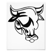 Mike's Bull Print Foto Afdruk (Voorkant)
